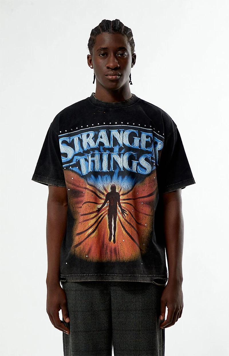 Netflix x Stranger Things Last Strange Adventure Rhinestone T-Shirt