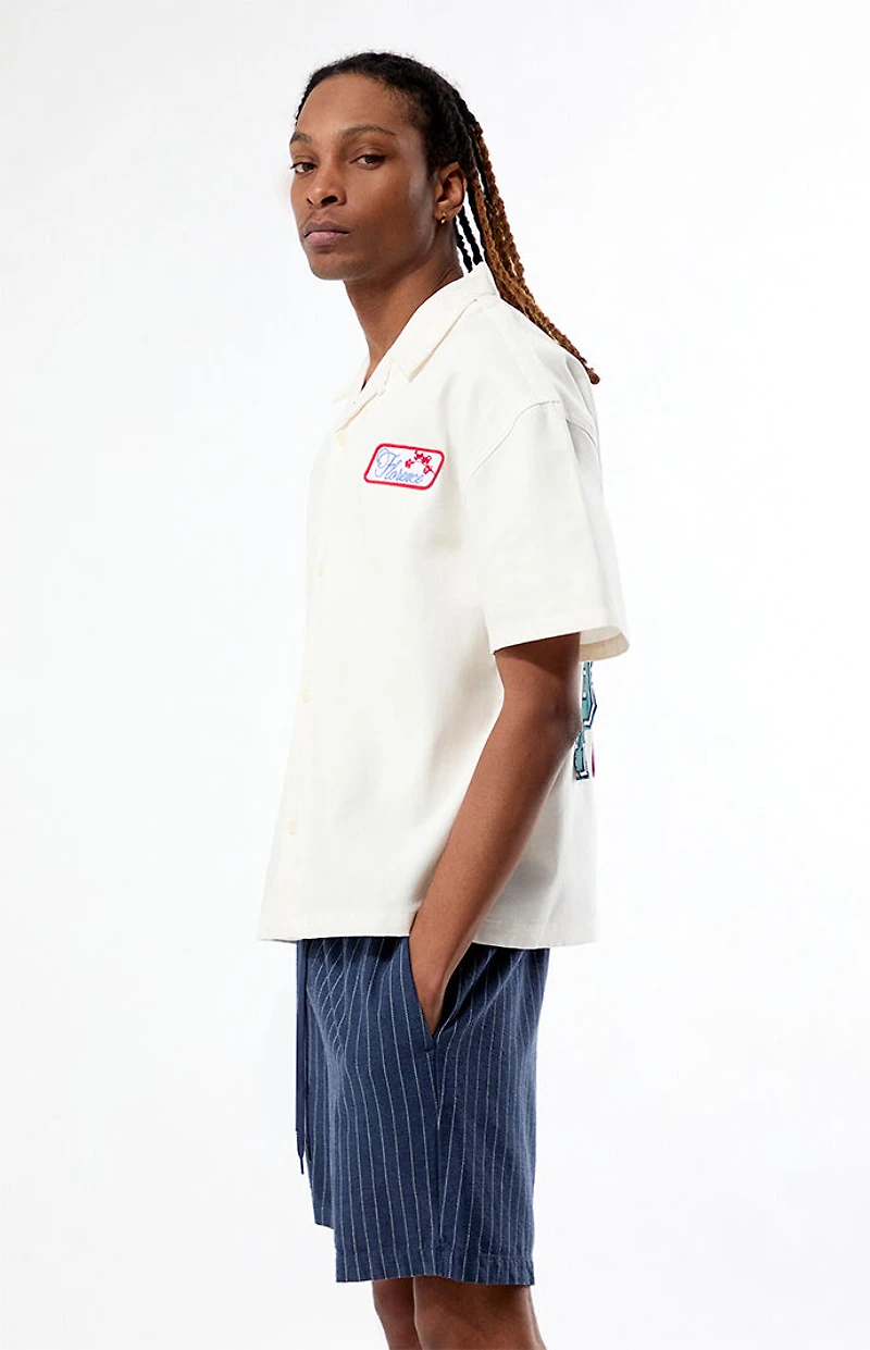 Pacsun Patchwork Camp Shirt