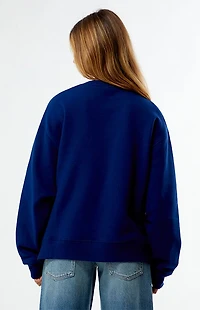 WILD COLLECTIVE x Pacsun University of Michigan Applique Crew Neck Oversized Sweatshirt
