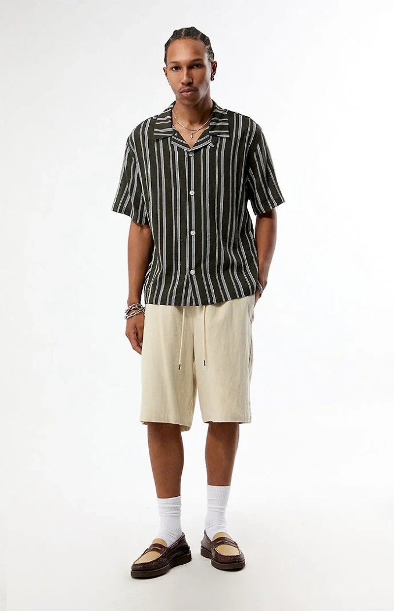 Pacsun Striped Sphere Camp Shirt