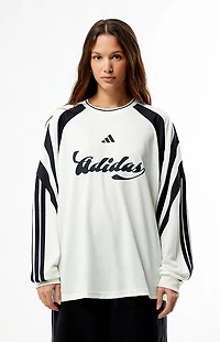 adidas White & Black Her Long Sleeve Jersey