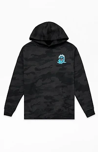 Santa Cruz Kids Black Camo Screaming Wave Hoodie