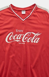 PS VINTAGE '90s Enjoy Coke V-neck Graphic T-Shirt