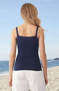 John Galt Navy Archie Tank Top