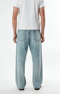 FIELD OF STUDY by Pacsun Light Wash Baggy Jeans