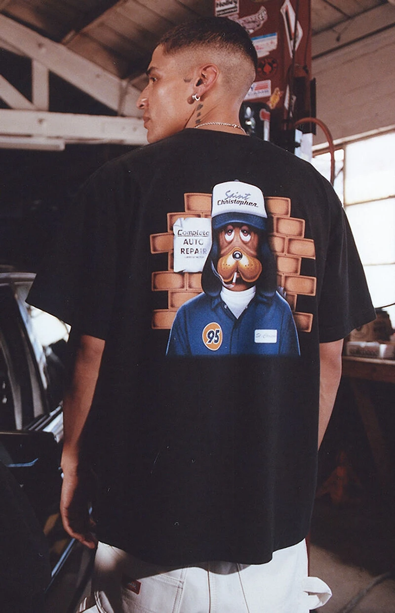 SAINT CHRISTOPHER Smoke Break T-Shirt