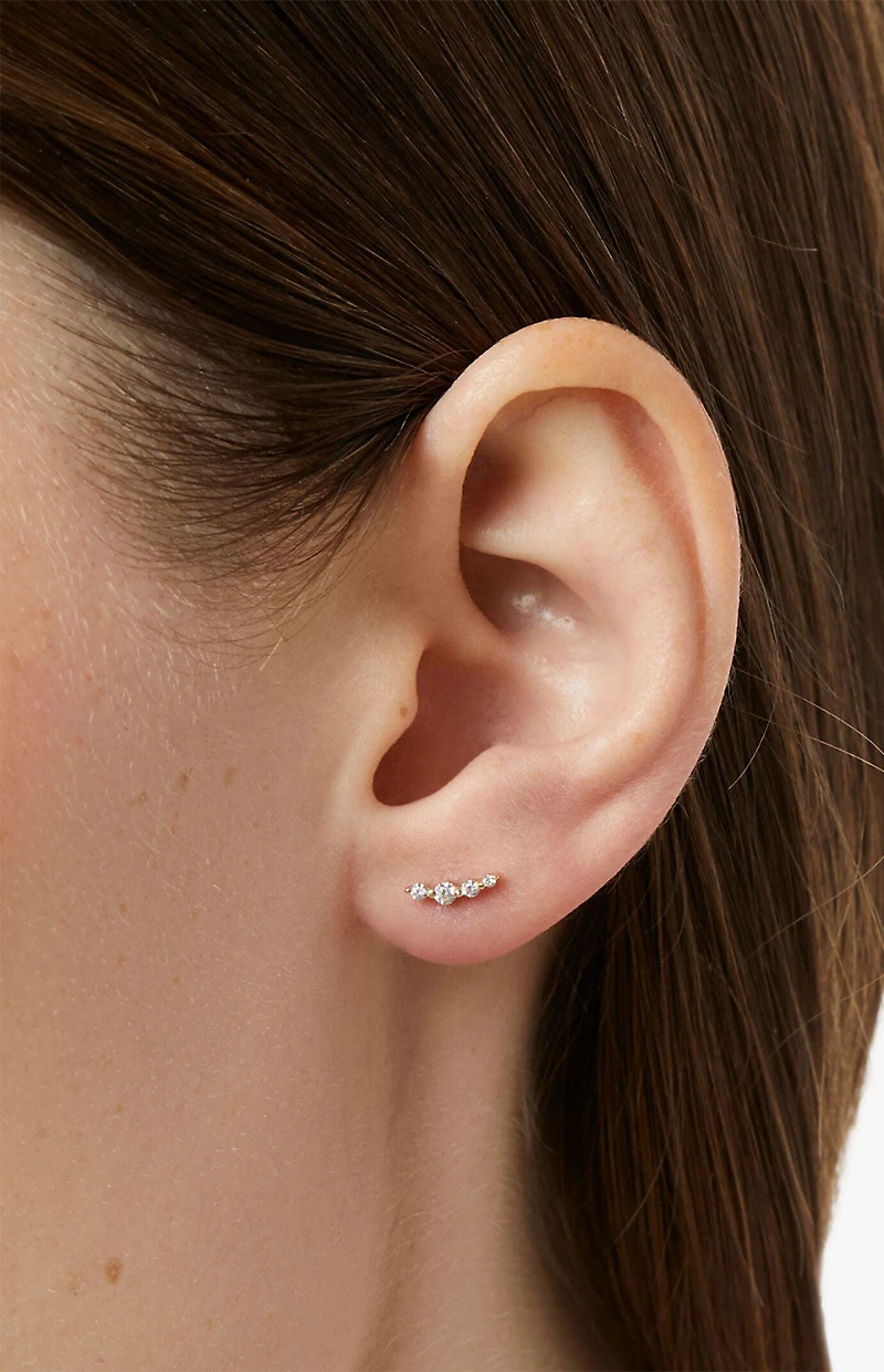 Ana Luisa Bonny Ear Climber Earrings