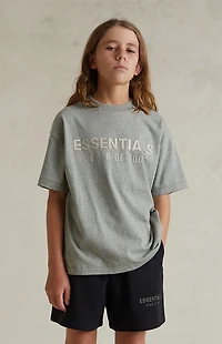 Fear of God ESSENTIALS Kids Jet Black Fleece Soccer Sweat Shorts