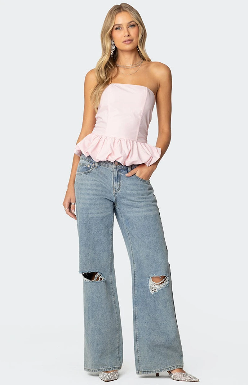 Edikted Everlee Bubble Hem Corset