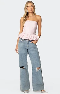 Edikted Everlee Bubble Hem Corset