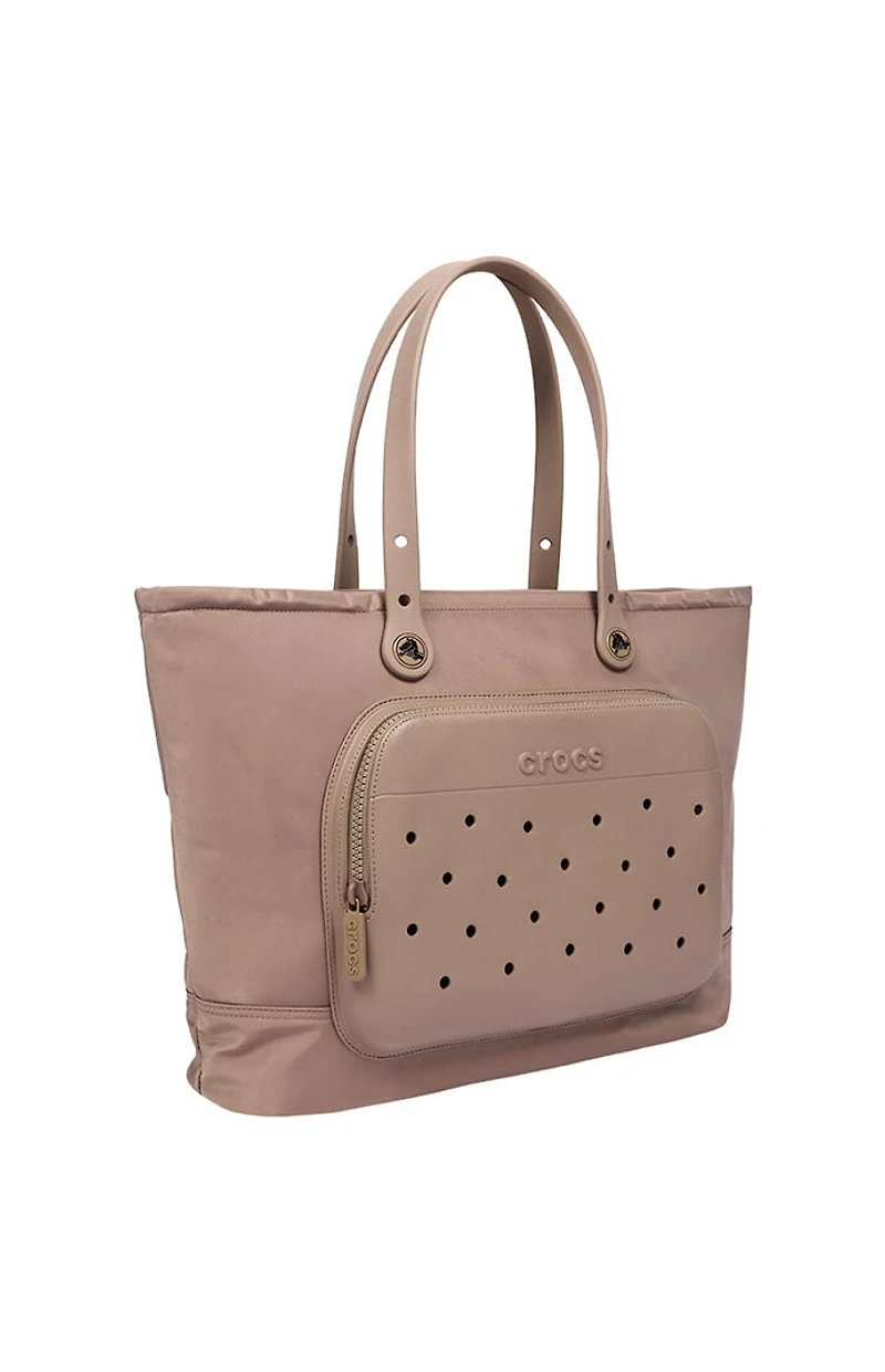 Crocs Latte Large Pocket Tote Bag