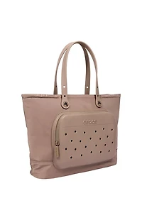 Crocs Latte Large Pocket Tote Bag