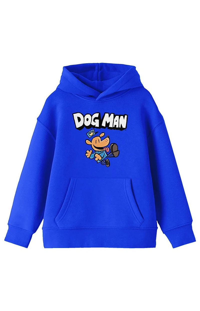 Kids Dog Man Character Logo Hoodie