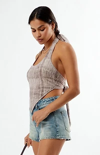 Your Favorite Joey Handkerchief Halter Top