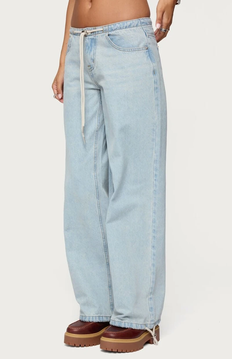 Edikted Meggie Low Rise Jeans