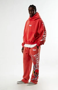 Netflix x Stranger Things Red Hellfire Club Hoodie