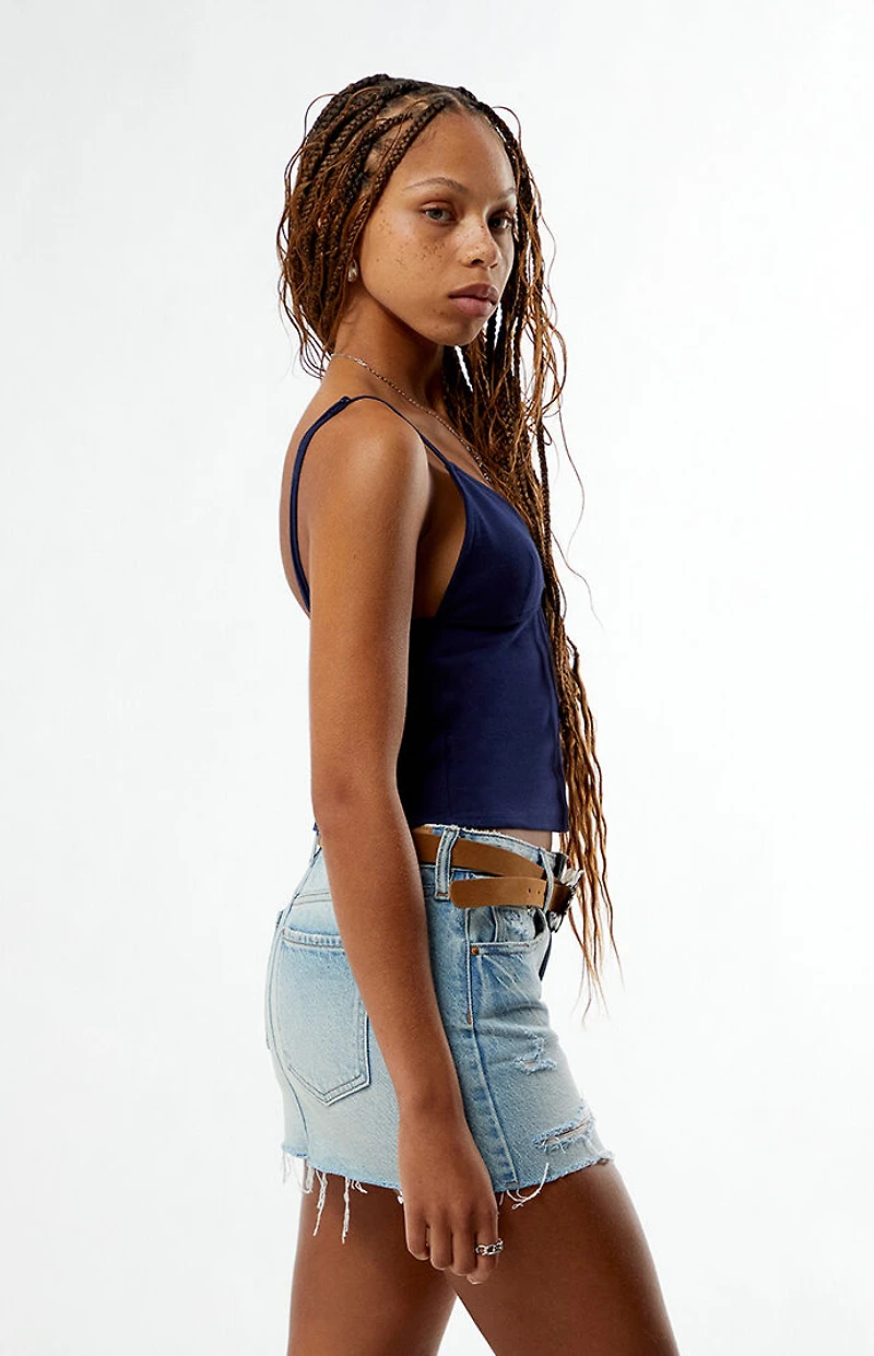 Your Favorite Dana Trim V Neck Cami Top