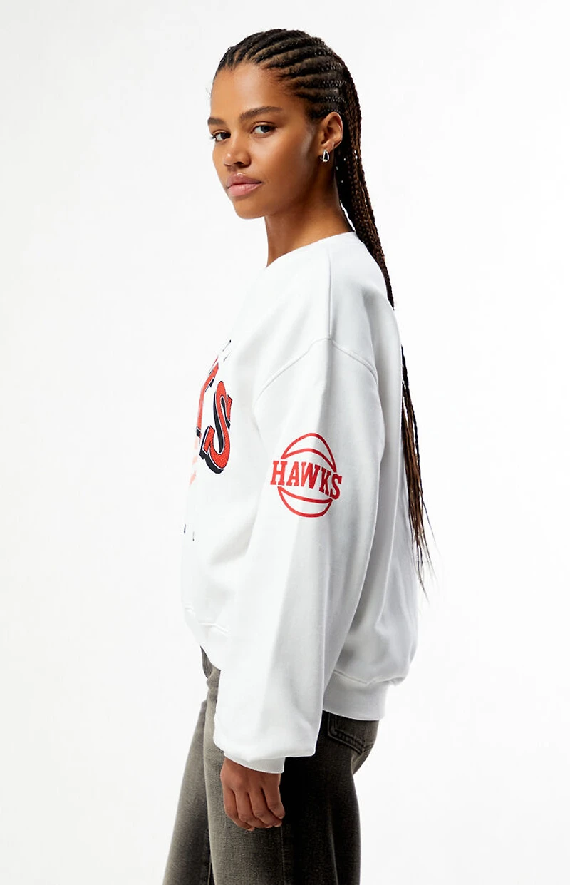 QORE Atlanta Hawks Crew Neck Sweatshirt