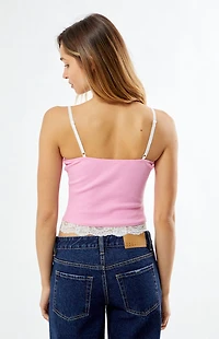 Est. PAC 1980 Zoe Lace Trim Tank Top