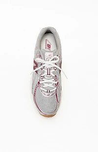 New Balance Burgundy & Gray 740 Sneakers