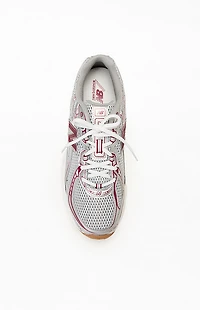 New Balance Burgundy & Gray 740 Sneakers