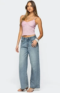 Edikted Aryah Ruffled Tank Top