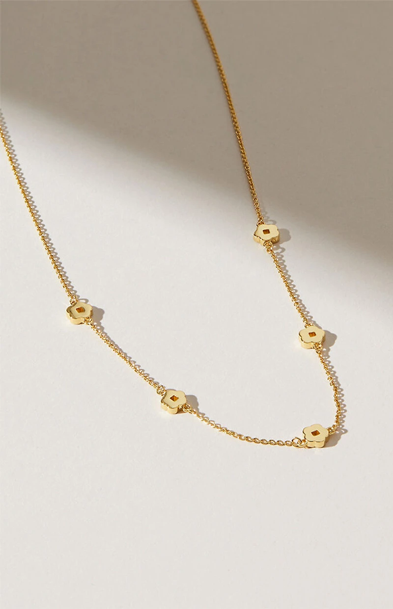 Ana Luisa Rowena Flower Station Necklace