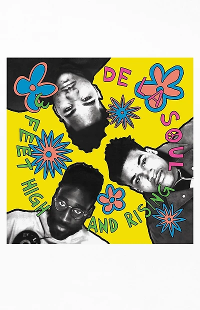 De La Soul 3 Feet High Vinyl Record (Magenta Vinyl)