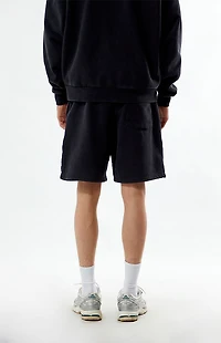 UFC Frayed Lettering Fleece Sweat Shorts