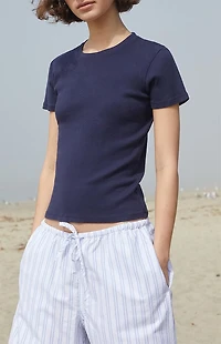 John Galt Navy Jasmine T-Shirt