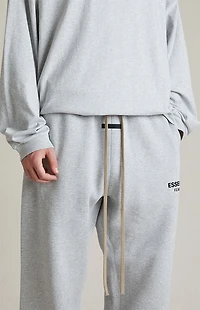 Fear of God ESSENTIALS Light Heather Grey Fleece Sweatpants