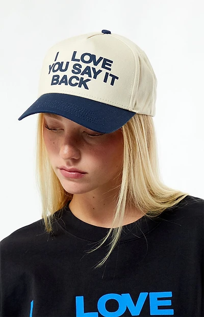 LONELY GHOST I Love You Say It Back Snapback Hat
