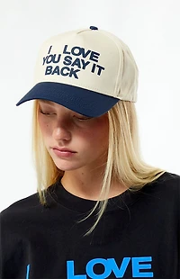 LONELY GHOST I Love You Say It Back Snapback Hat