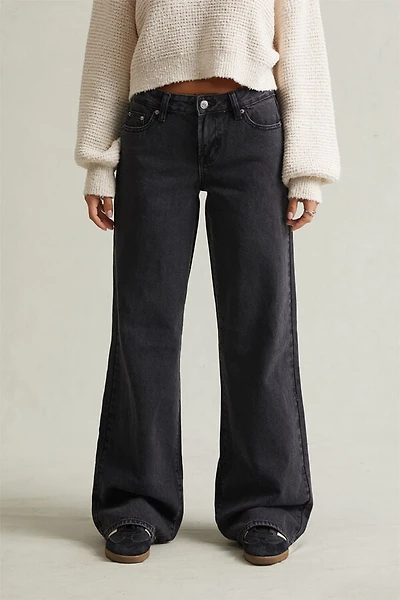 Pacsun Casey Low Rise Baggy Jeans Washed Black