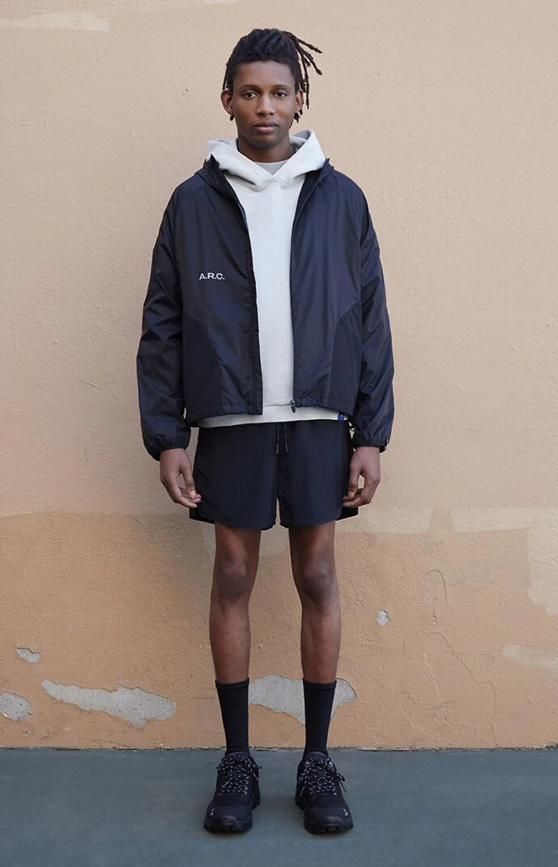 A.R.C. Active Black Performance Hooded Jacket