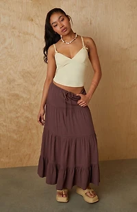 Your Favorite Tiered Maxi Skirt