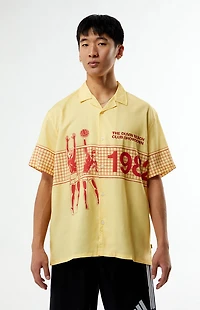 Duvin Design Serving Heat Linen Camp Shirt