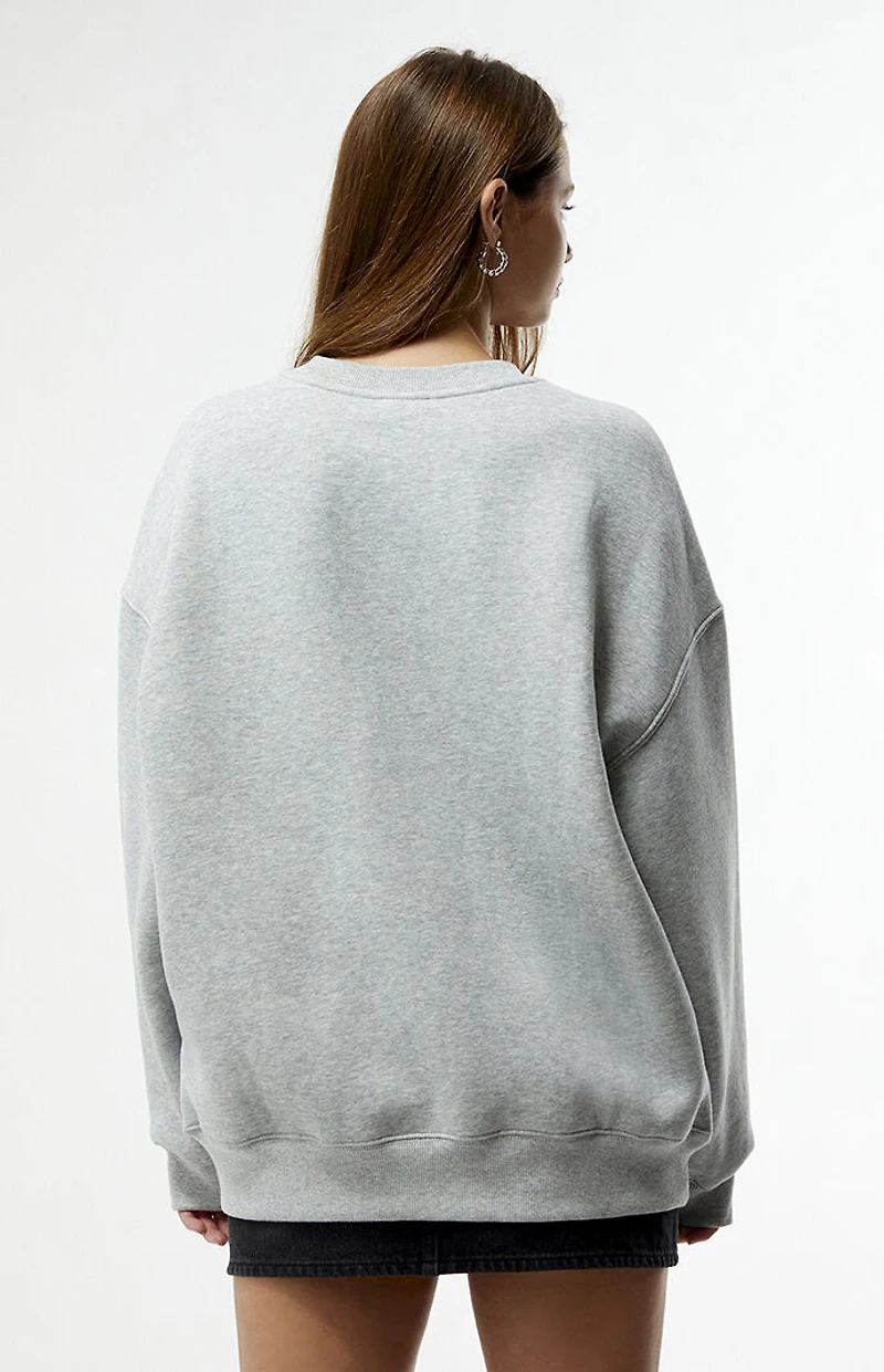 HYPE & VICE Alpha Chi Omega Offside Crew Neck Oversized Sweatshirt