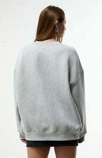 HYPE & VICE Alpha Chi Omega Offside Crew Neck Oversized Sweatshirt