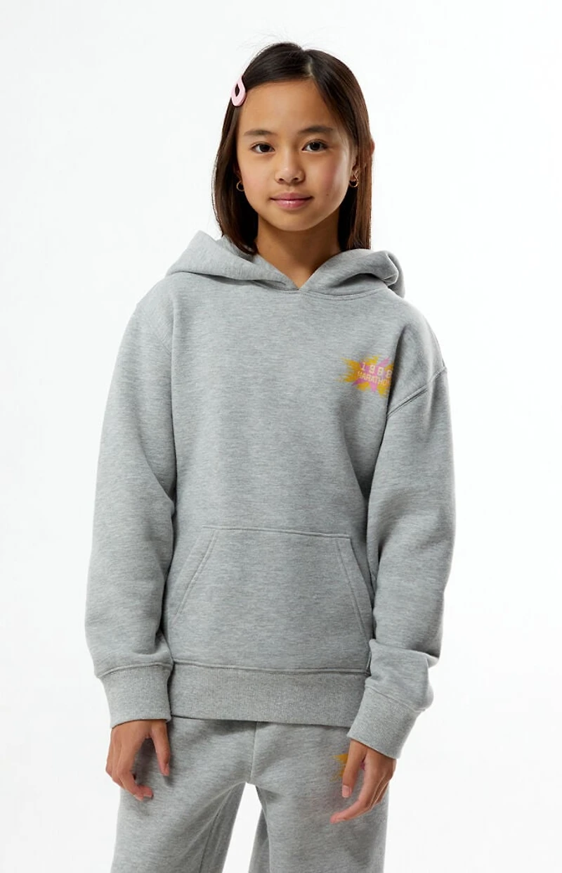 Pacsun Kids Heather Grey 1998 Marathon Hoodie