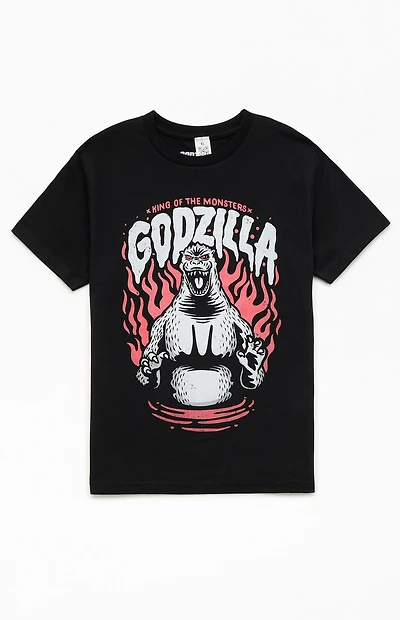 Kids Godzilla Fire T-Shirt
