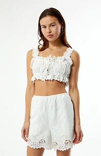 WEWOREWHAT Double Tie Top