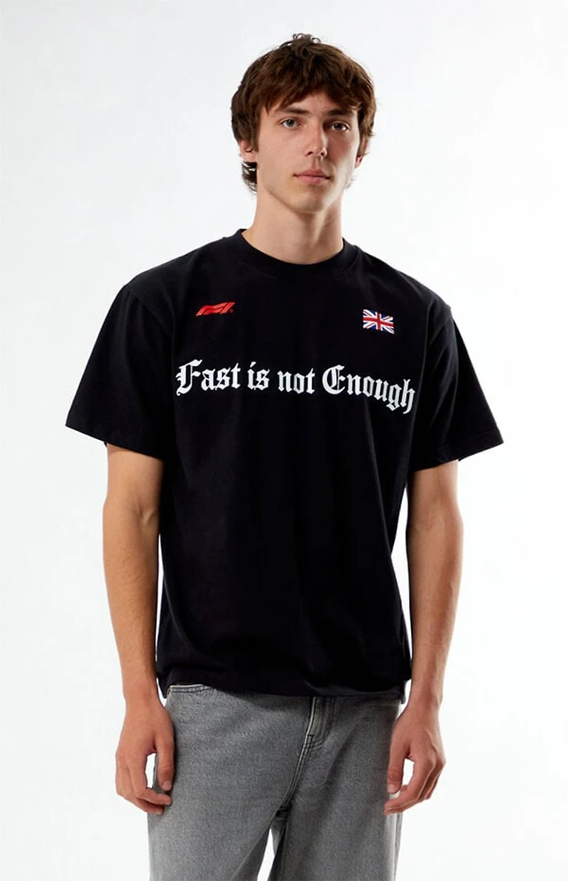 Formula 1 x Pacsun Great Britain Fast Is Not Enough T-Shirt