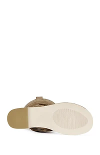 AZALEA WANG Women's Barrera Convertible Western Sandals