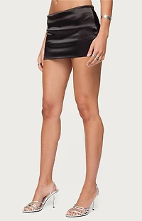 Edikted Marinda Satin Effect Mini Skort