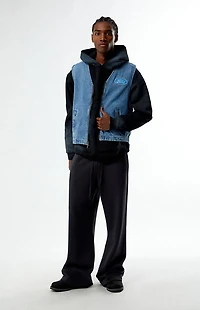 FORD Denim Zip Up Vest