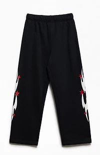 Pacsun Kids Flame Baggy Sweatpants