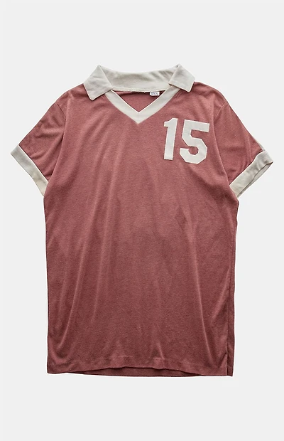 PS VINTAGE '80s Number 15 Polo V-Neck Top