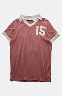 PS VINTAGE '80s Number 15 Polo V-Neck Top