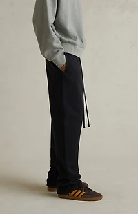 Fear of God ESSENTIALS Jet Black Fleece Relaxed Sweatpants